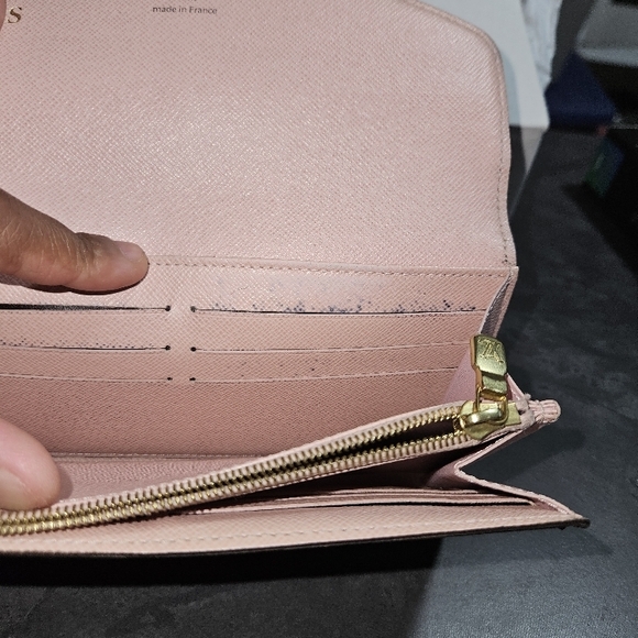 Louis Vuitton Sara wallet Rose Ballerine - Picture 4 of 16